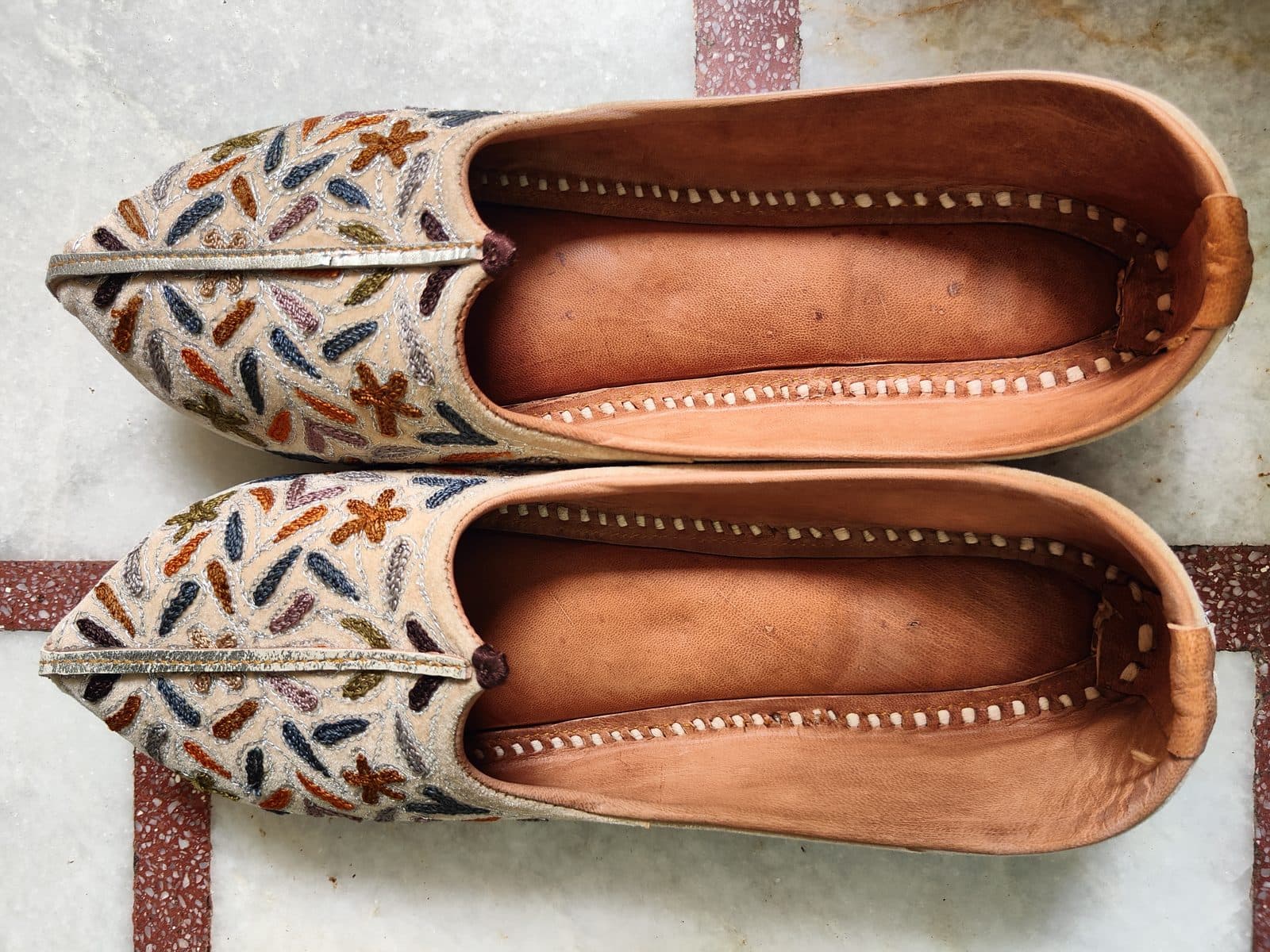 Udaipuri Suede Embroidery Juti